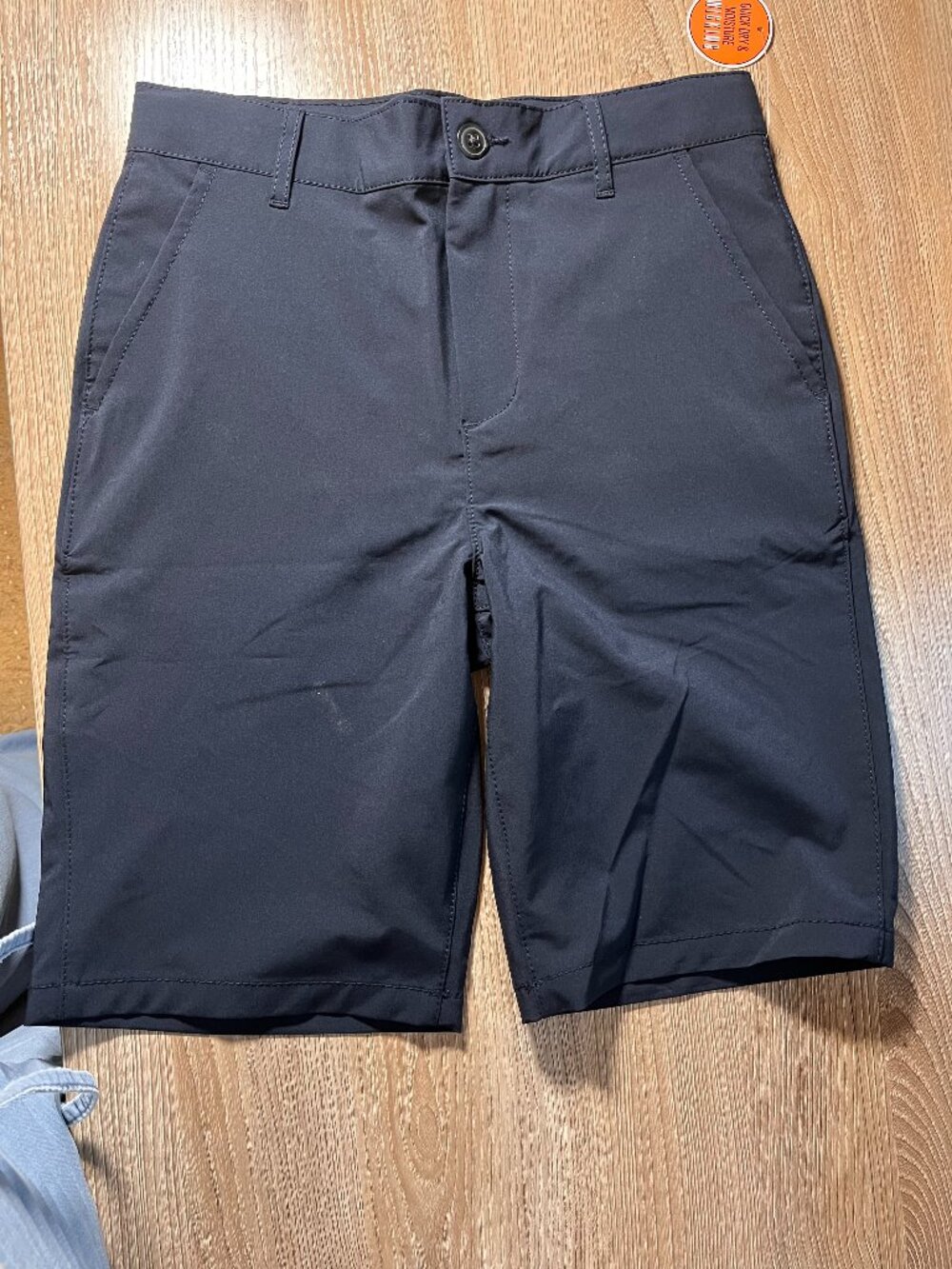 NWT The Children's Place Boys Navy Chino Shorts - Size 12 - Adjustable Waist